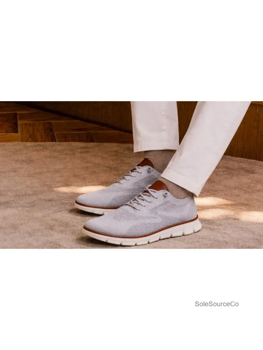 Men's Lightweight Oxford Sneakers Business Casual Lace-Up Dress Shoes